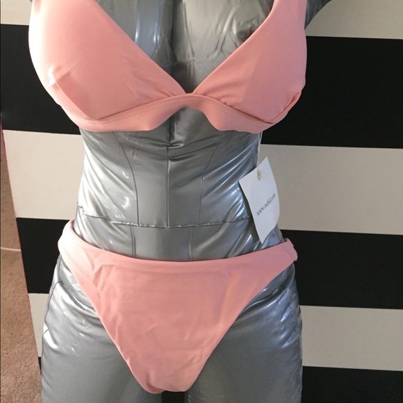 *SOLD- Pink 2 Piece Bikini - Picture 2 of 7